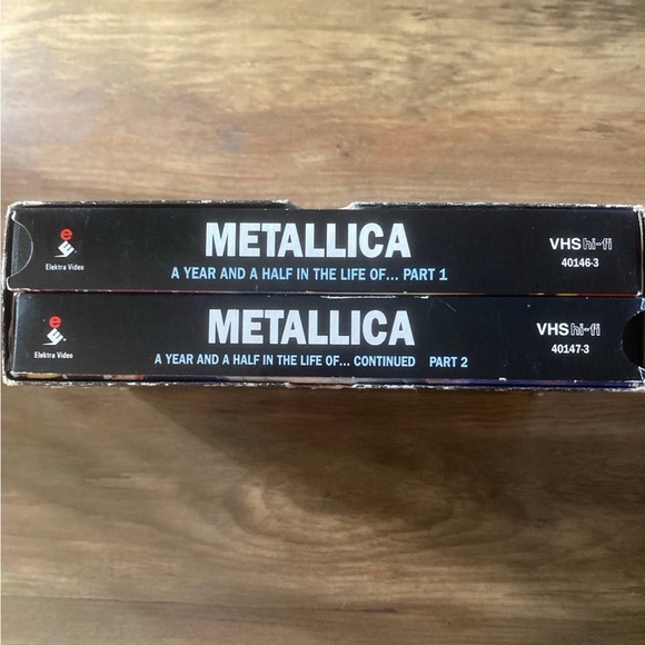 Metallica A Year And A Half In The Life Of….Part 1 and Part 2 VHS Video Tapes - Picture 5 of 7